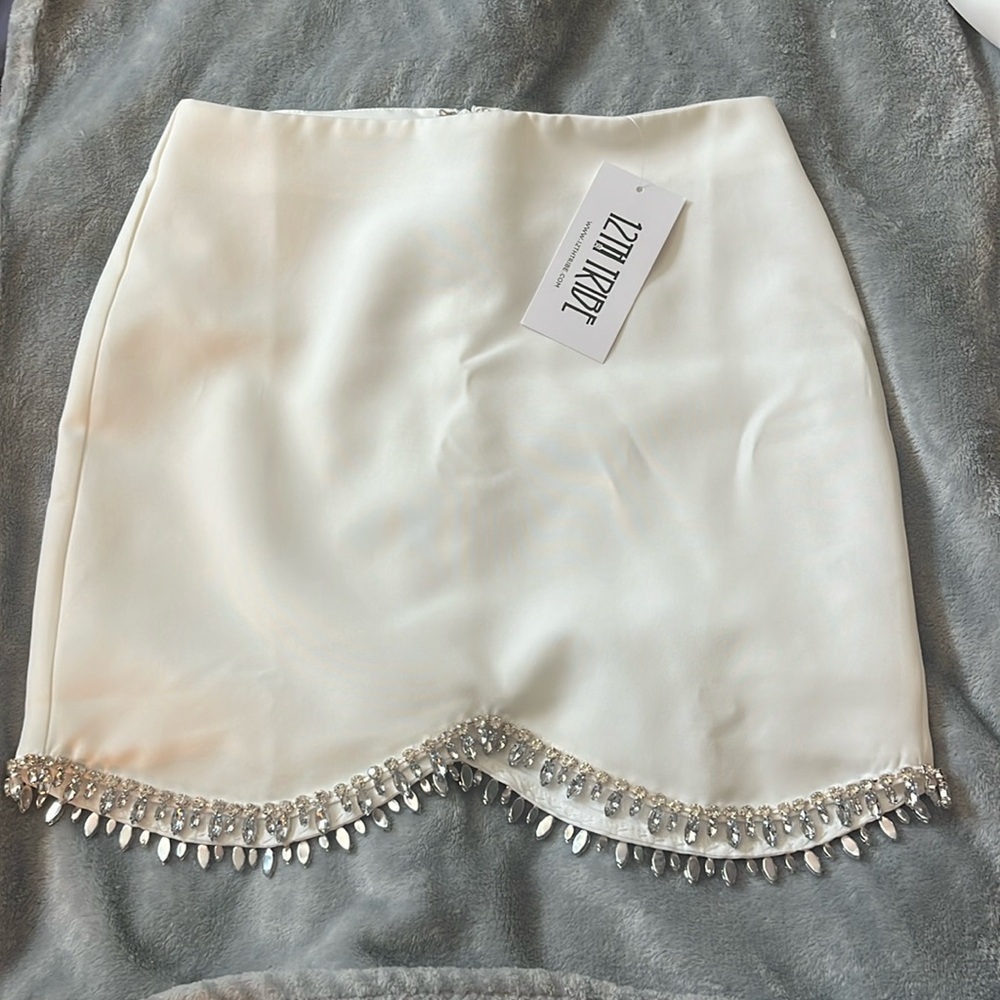 12th tribe Melania Crystal Skirt